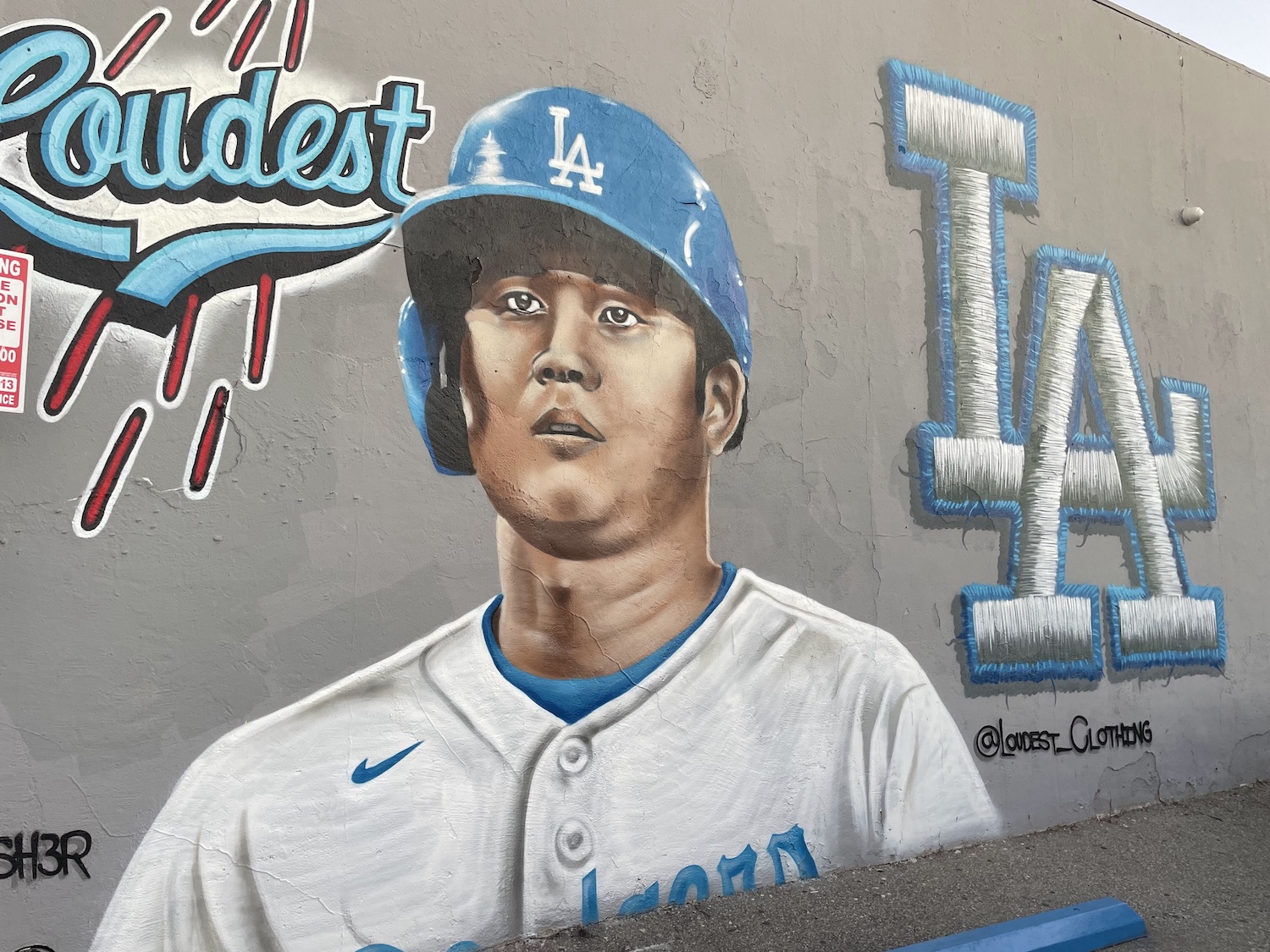 ロサンゼルス大谷翔平選手壁画ツアー10